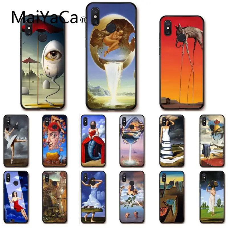 Чехол для телефона Maiyaca Salvador Dali Art Painting Xiaomi mi5 6 A1 A2 Lite Mi9 9SE mi8lite 8explorer Pocophone F1|Бамперы|