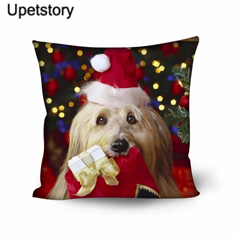 

Рождественские наволочки Upetstory, рождественский подарок, Рождественская наволочка для Подушка с оленем, рождественские украшения, домашние ...