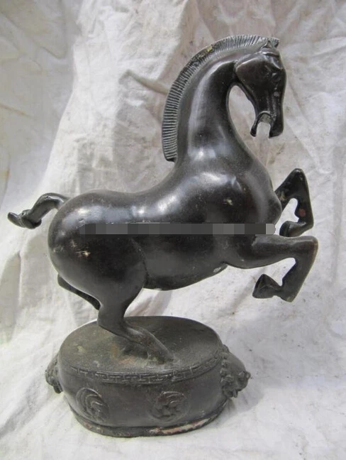 825 + классическая чистая медь ручной работы резьба боевой конь войны-Лошадь