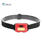 Мини COB светодиодный налобный светильник онарь налобный фонарь вспышка 3xaaa аккумулятор фонарик Кемпинг Туризм Рыбалка светильник