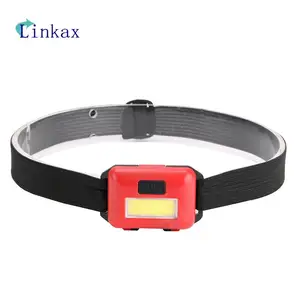 Мини COB светодиодный налобный светильник онарь налобный фонарь вспышка 3xaaa аккумулятор фонарик Кемпинг Туризм Рыбалка светильник
