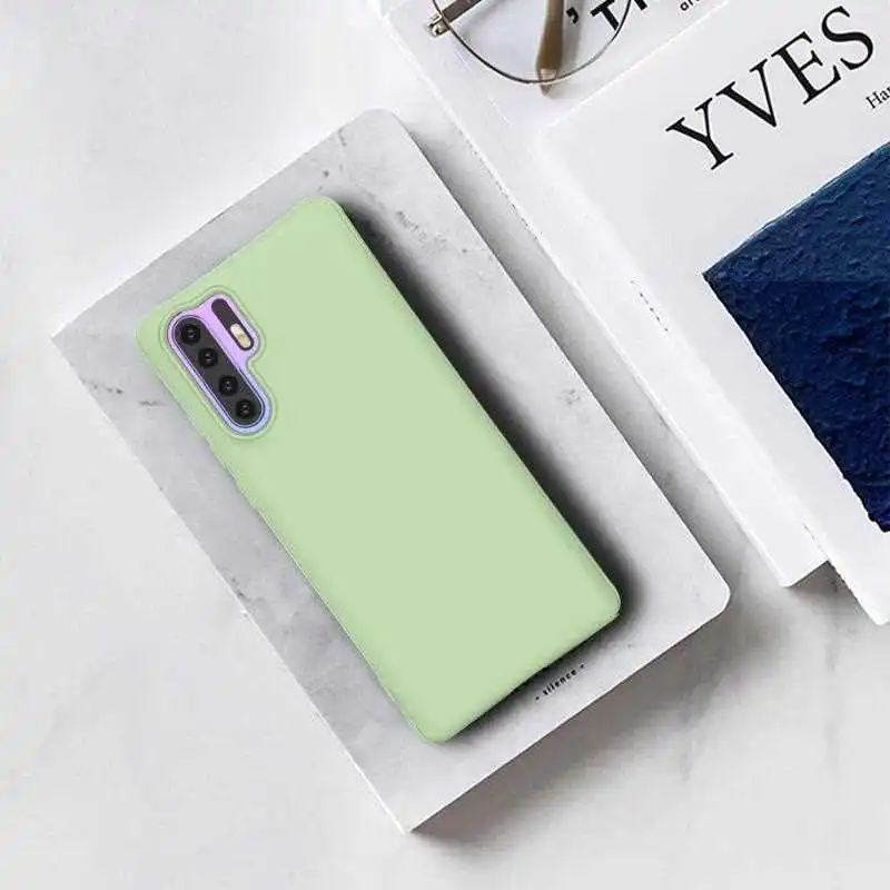 

KatyChoi Shock Proof Plain Soft Case For Huawei Nova 6 se 5T 5 5i Pro 4e 4 Phone Case Cover
