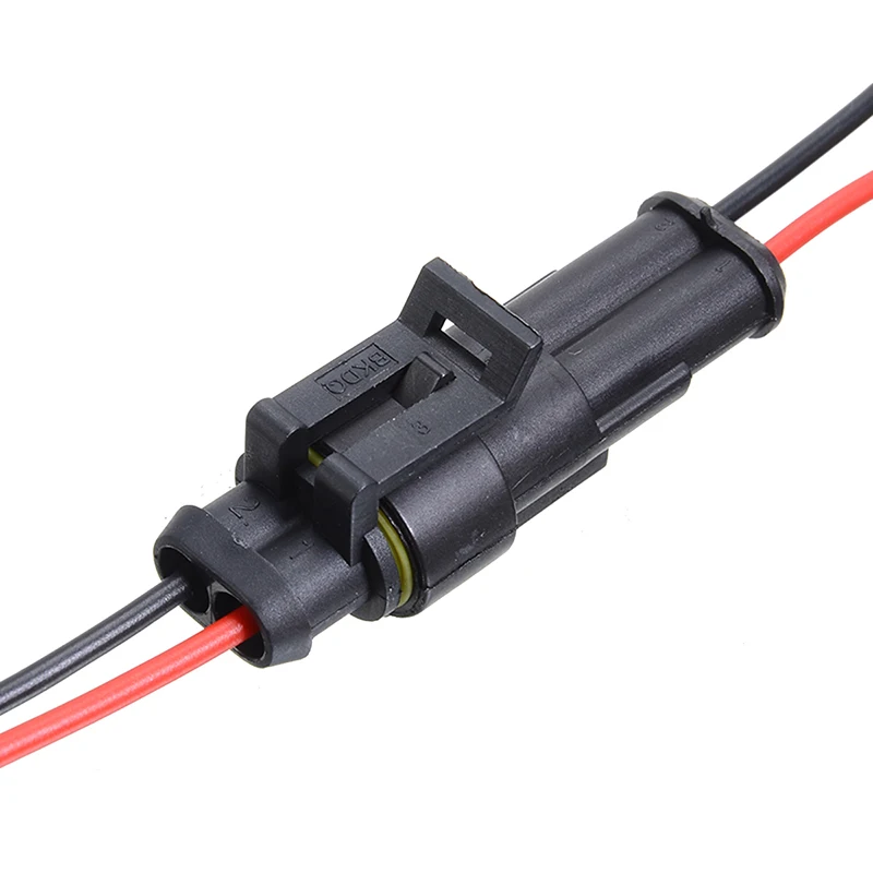 10 пар/лот 2 контакта Водонепроницаемые кабельные соединители клеммы обжимные