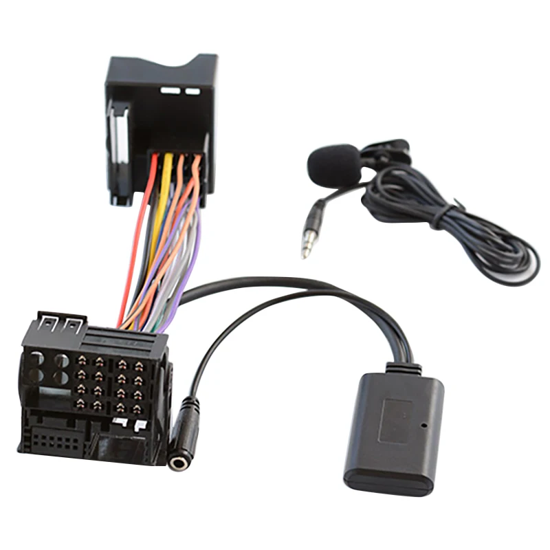 Автомобильный Bluetooth 5 0 подключения к разъему Aux микрофон громкой связи гарнитура