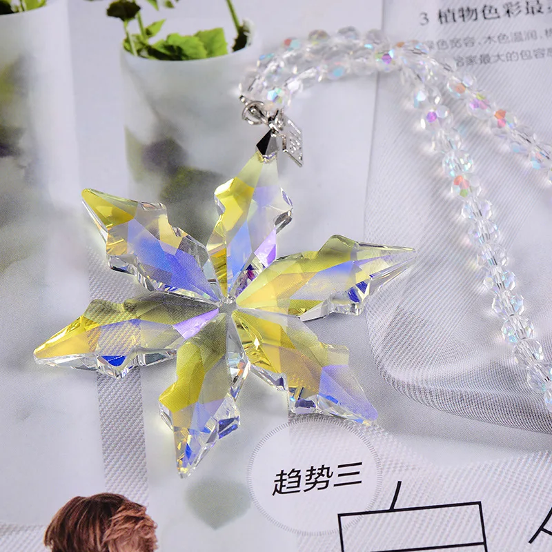 

Car Accessories Creative Car Decoration Snowflake Car Decoration Car Pendant Car Interior Decoration Crystal Pendant