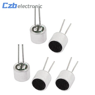 10pcs 6*5mm Capacitive Electret Microphone Pick-Up Sensitivity 52D Condenser With Pins | Электроника