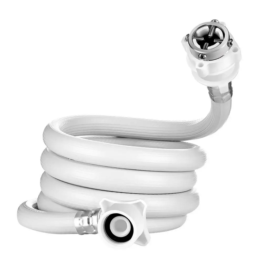 Washing Machine Water Inlet Hose PVC Anti-explosion Thicken Washing Machine Water Pipes Length 1.5M/3M/5M fps180a ac220v general washing machine double inlet water valve home electrical appliance workmanship washer replacement parts