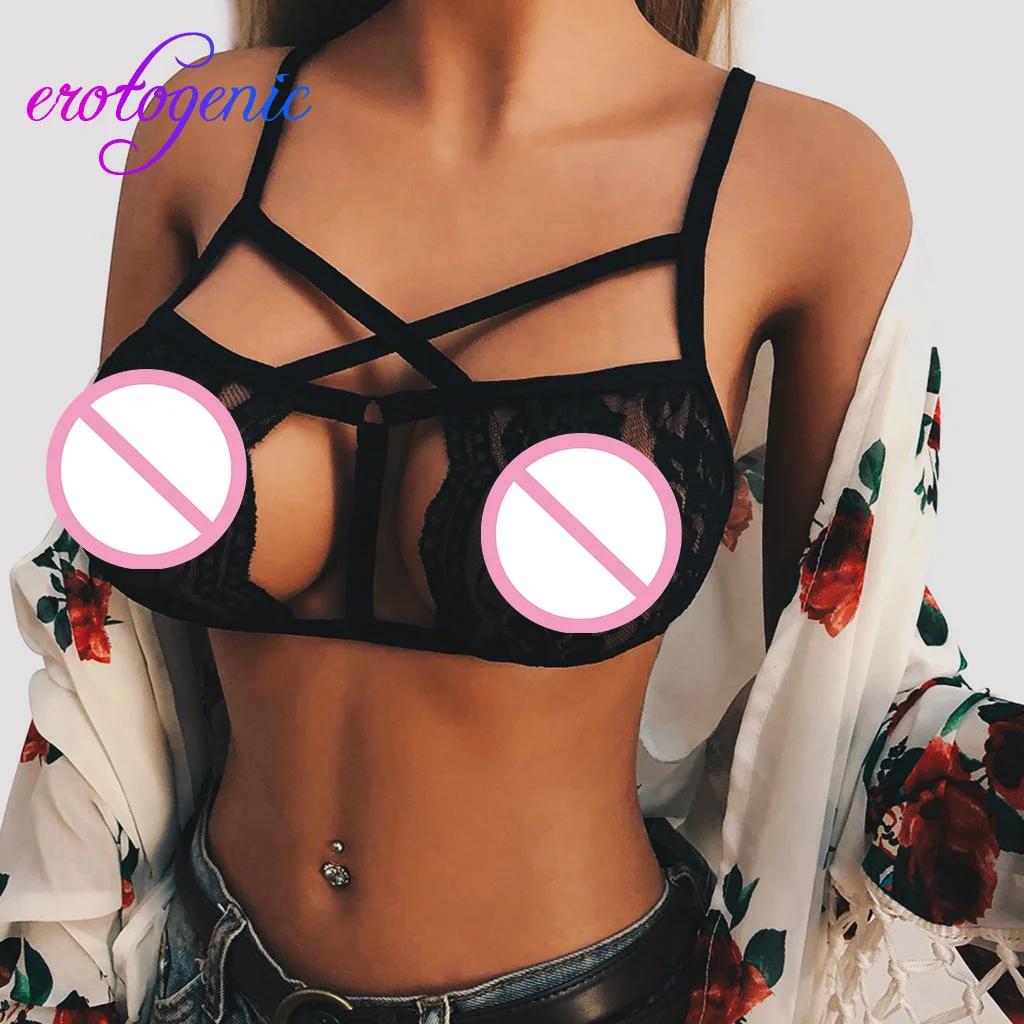 Открытый бюстгальтер нижнее белье боди сетчатая Женская Клубная одежда