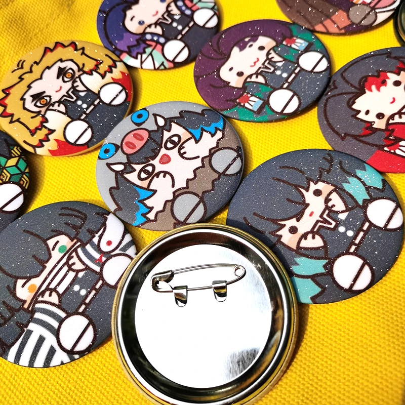 Nengdou T3 булавка аниме демон убийца Kimetsu без Yaiba камадо Tanjirou значок косплея