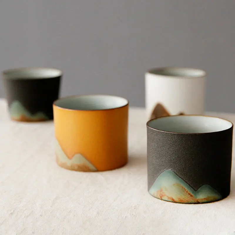 Керамическая чайная чашка ручной работы китайская посуда маленький