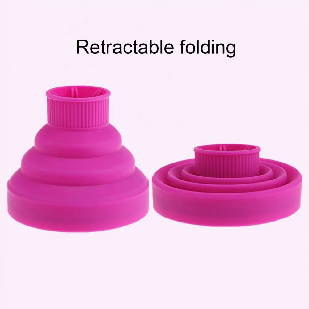 

50% Hot Sale Soft Silicone Collapsible Hairdryer Diffuser Hairdressing Dryer Blower Hood