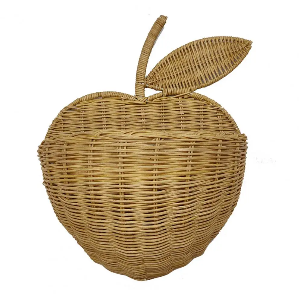 

Decorative Woven Large-capacity Fruit Shape Storage Organizer Holder Yellow Storage Holder Convenient for Home