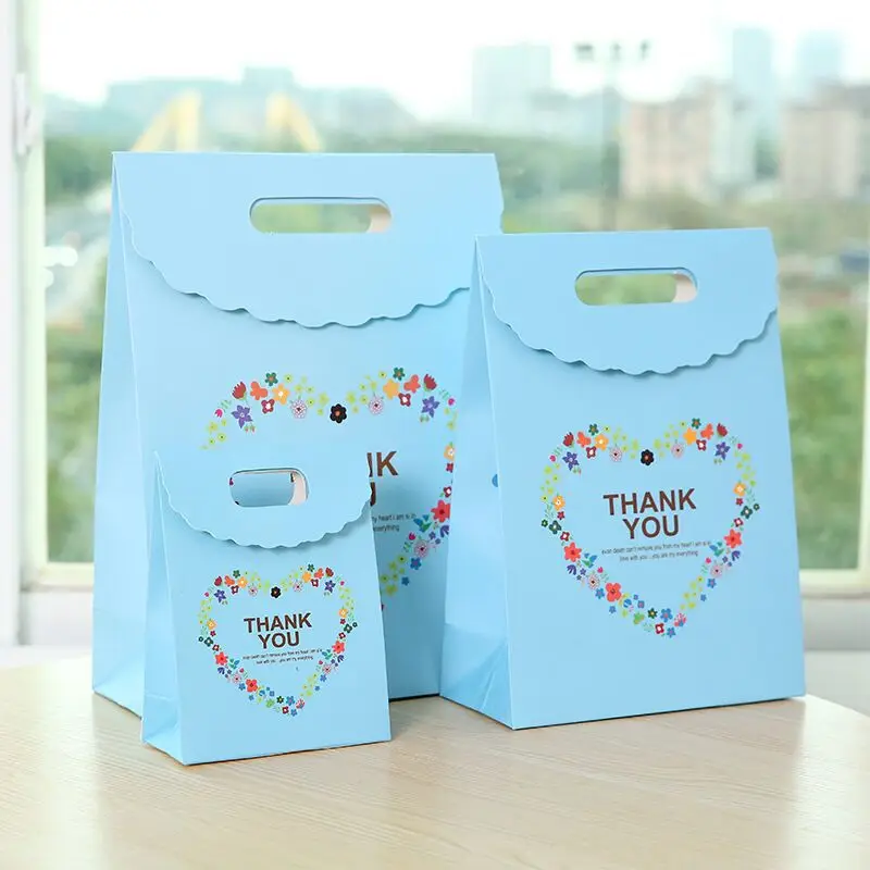10pcs Kraft Paper Bags Popcorn Bag Candy Box Christmas Goodie Gift christmas Packaging Sweets | Дом и сад