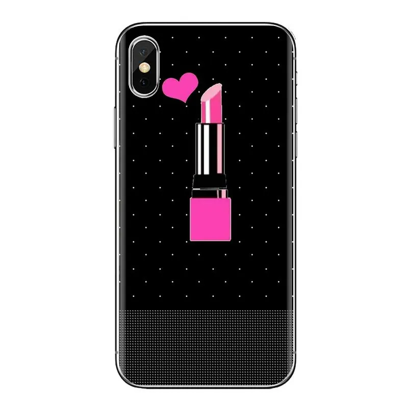 pink sexy lipstick For Samsung Galaxy J1 J2 J3 J4 J5 J6 J7 J8 Plus 2018 Prime 2015 2016 2017 Transparent Soft Cases Covers |