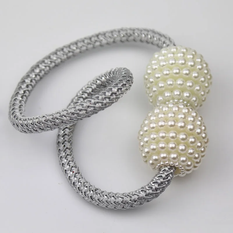 2 шт./1 шт. магнитные держатели для штор с жемчугом/кошачий глаз | Дом и сад