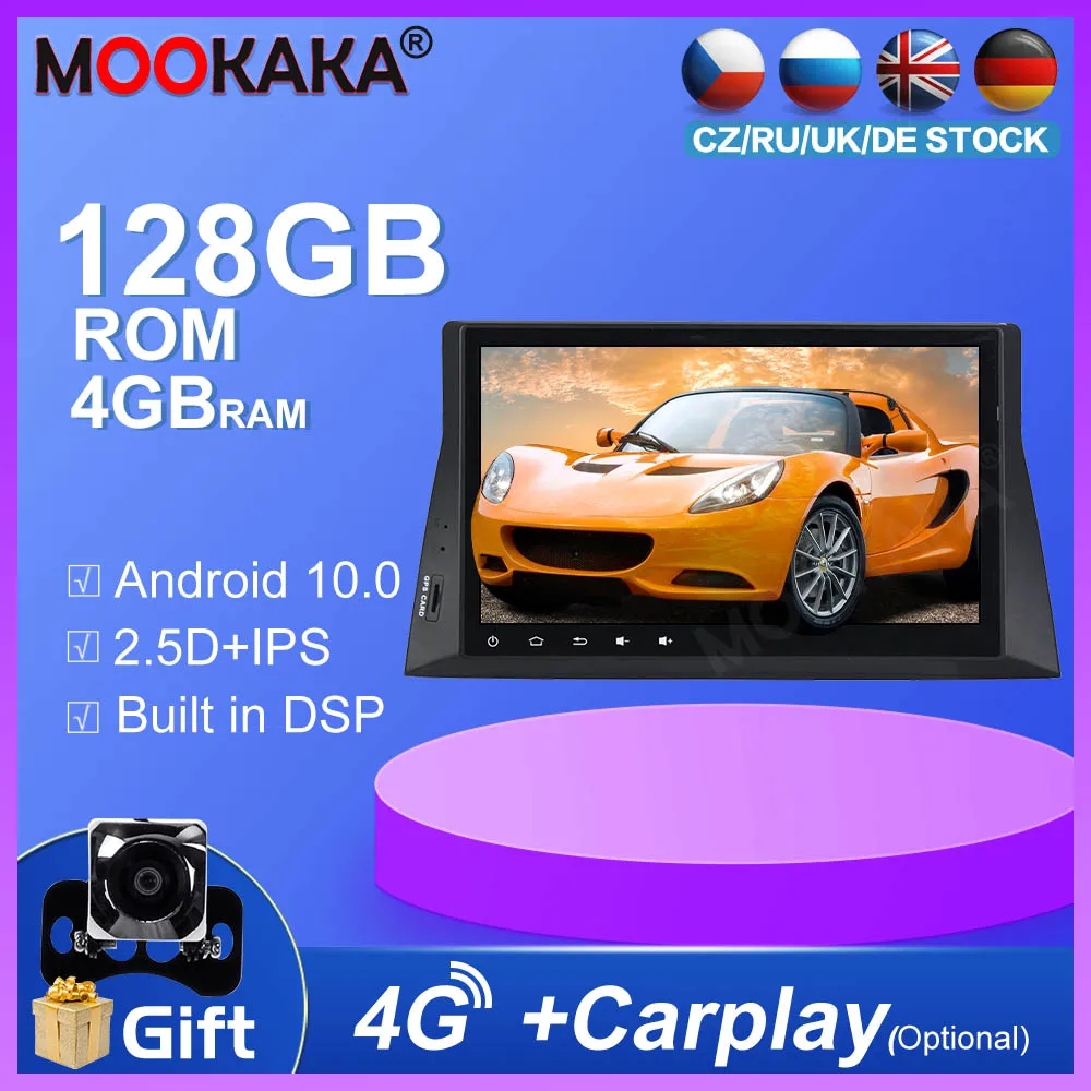 

128 ГБ DSP Android10.0 автомобильный без DVD-плеера GPS-навигация для Honda Accord 8 2008-2011 мультимедийный плеер автомобильное радио головное устройство RHD