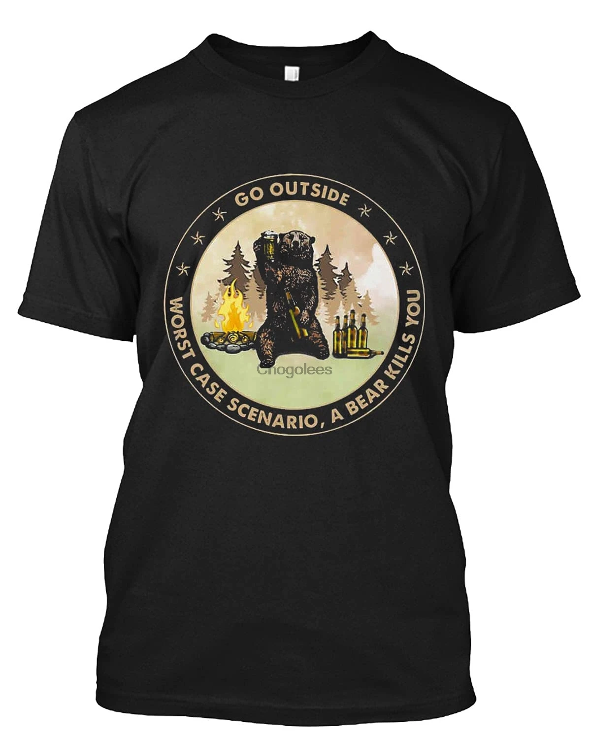 Худи для кемпинга худи черный цвет |