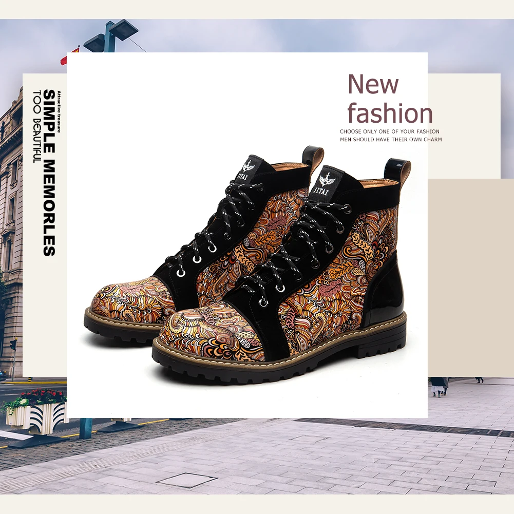 Новые Классические Meijiana мужские рабочие ботинки мартинсы Модные туристические