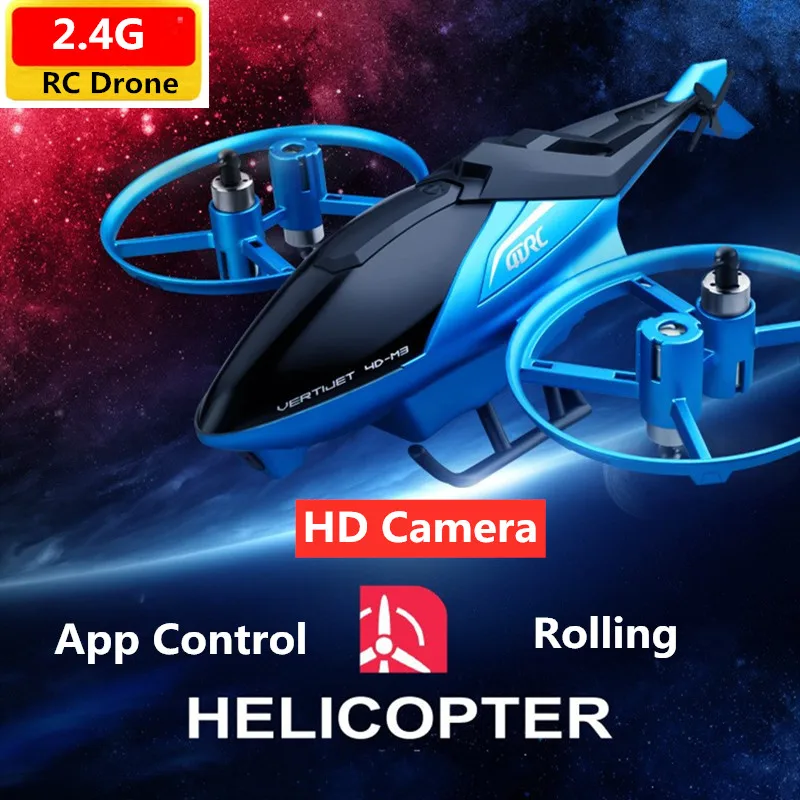 

Воздушная фотосъемка вертолет с двойной камерой дистанционное управление Wi-Fi FPV HD камера воздушное давление фиксированная высота самолет для столкновения