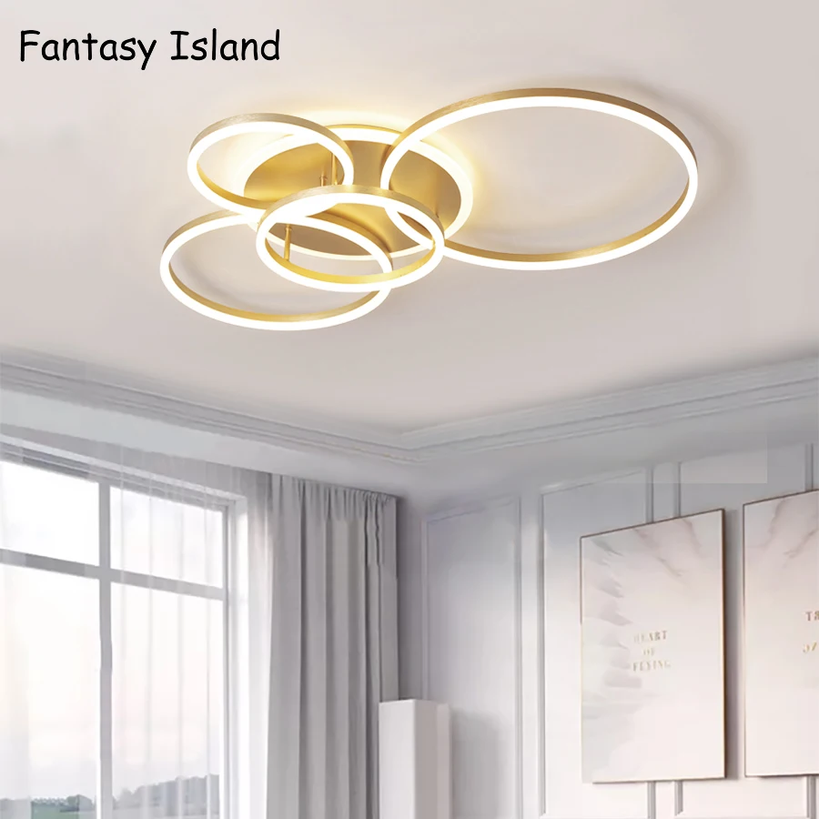 Luxury Golden Ceiling Lamp For Living Room Kitchen dinning Room Led Ceiling Light Lighting Fixtures