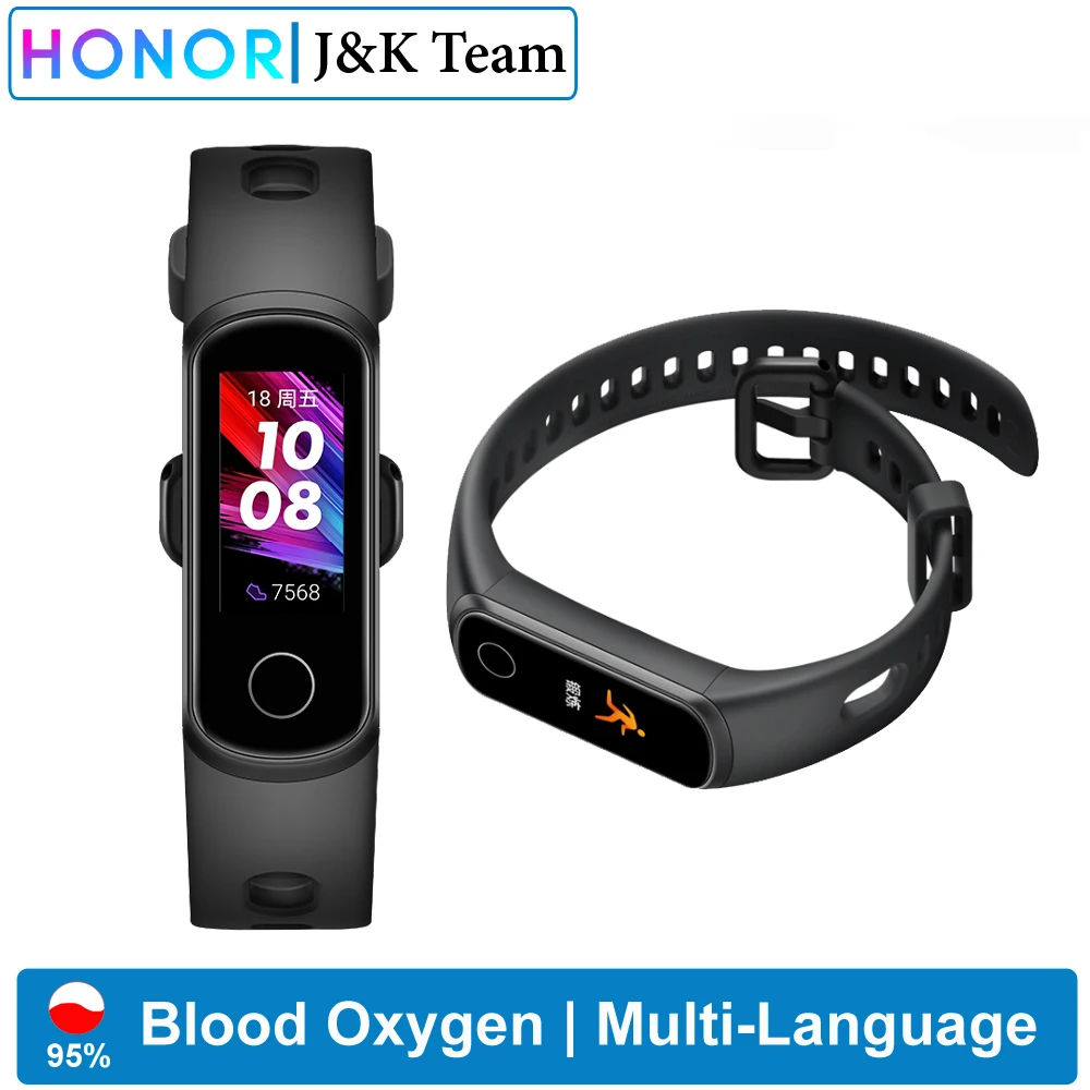 Смарт часы Huawei Honor band 5i с пульсометром и трекером сна управление музыкой