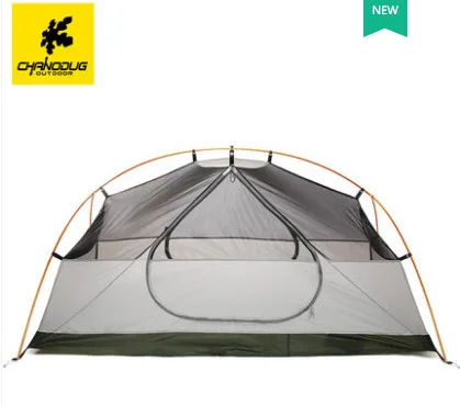 CHANODUG Outdoor Men and Women Riot Rain Camping Tent Oxford Cloth 15D Silicone Light Hiking Double 1.8KG | Спорт и развлечения
