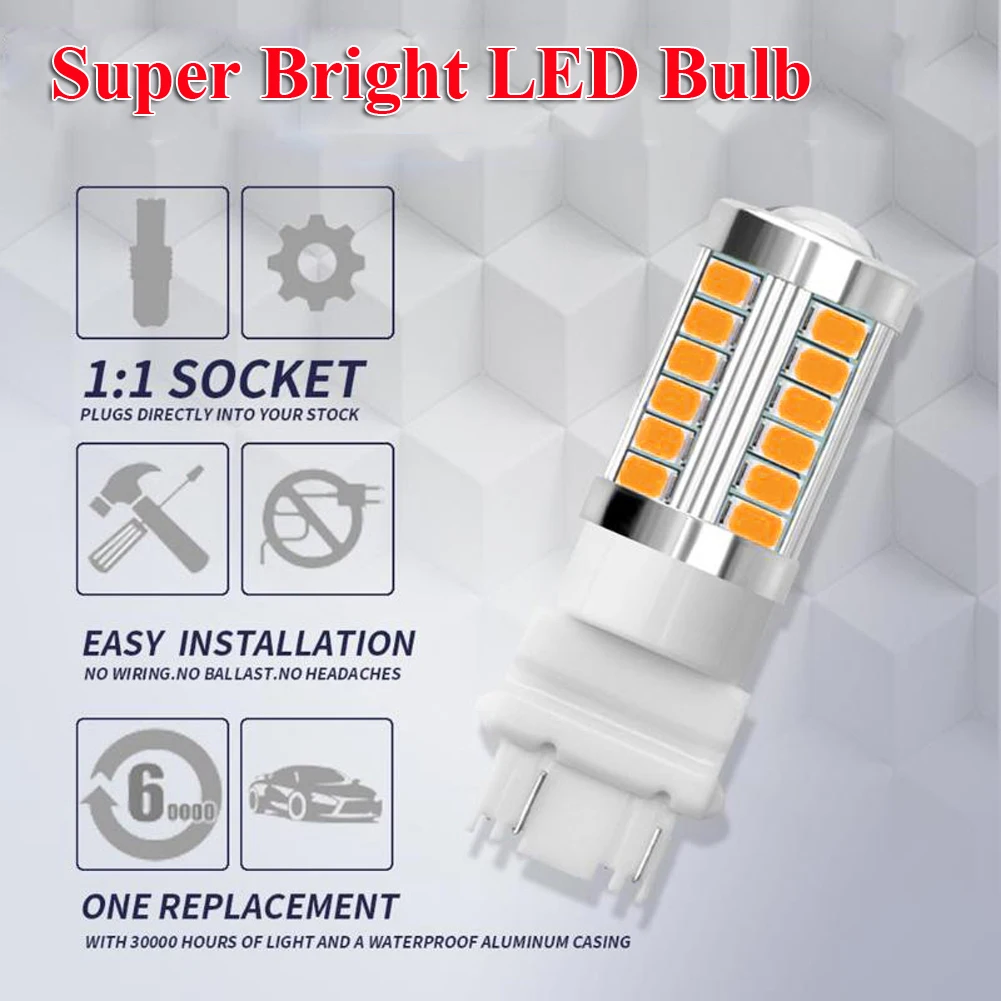 4 шт. 3157 5630 33SMD светодиодный Автомобильная задняя лампа стоп светильник s 12 в 24