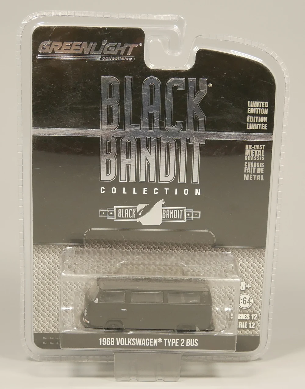 Greenlight 1:64 BLACK BANDIT 1968 Volkswagen Type 2 литой автобус модель автомобиля| |