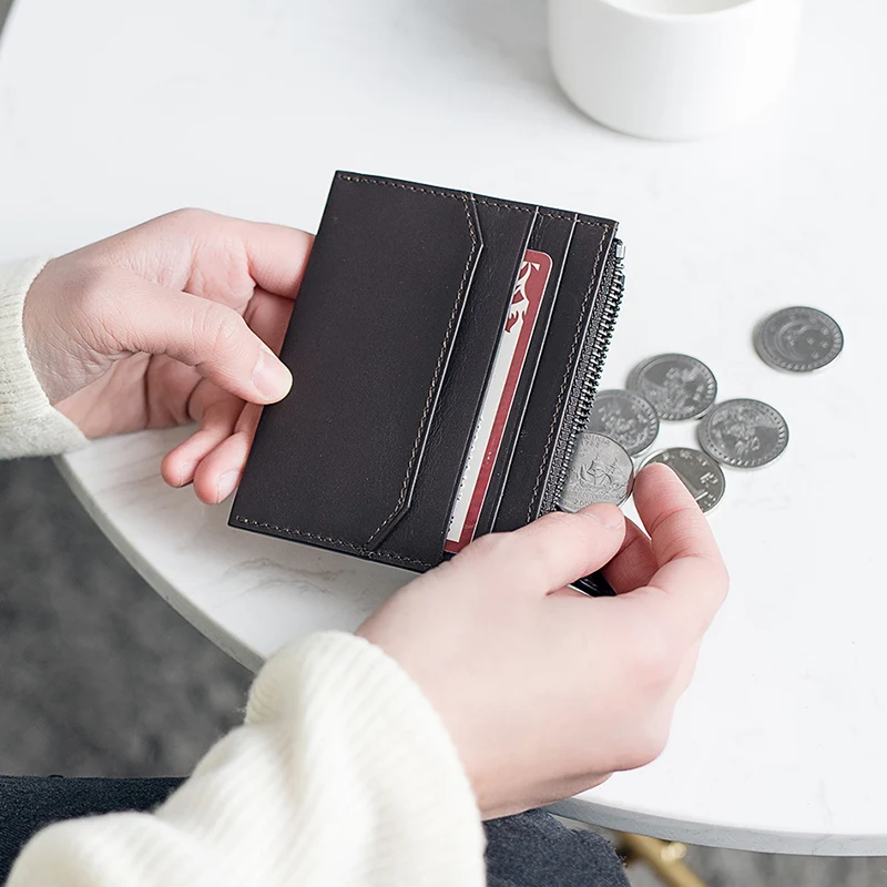 Новый Xiao mi 90 Забавный кошелек из коровьей кожи Стильный деловой для кредитных