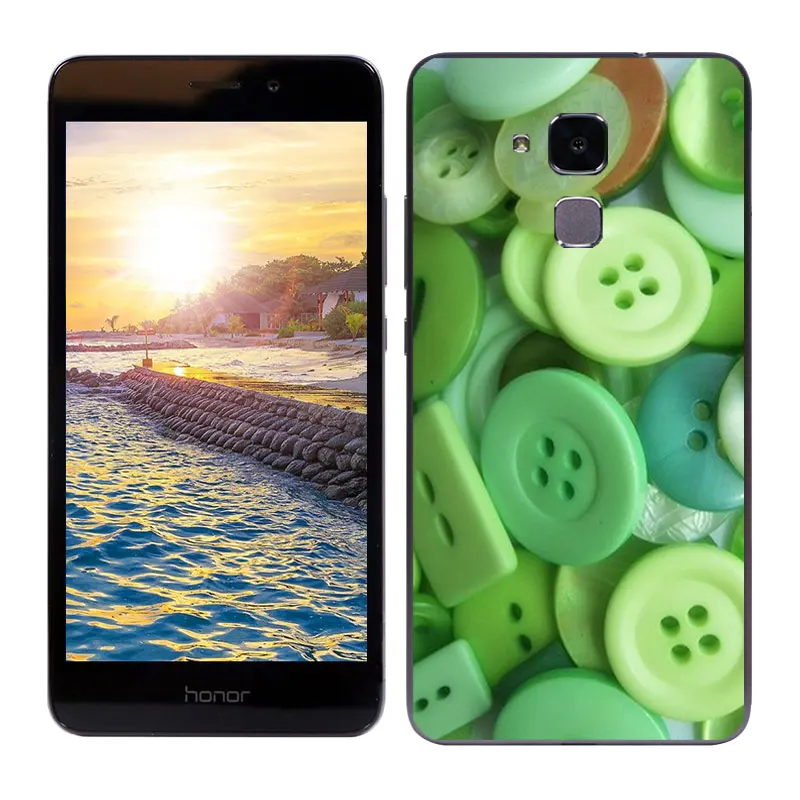 Чехлы для Huawei Honor 5C /Honor 7 Lite мягкий силиконовый чехол-накладка блестящий чехол с
