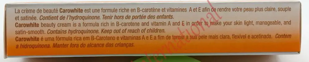 Дорогой Белый Осветляющий косметический крем с морковным маслом/30 г|hair color