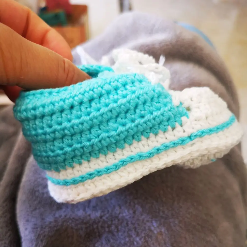 Новинка! Вязаные детские туфли ручной работы 100% весенние хлопковые Лоферы для