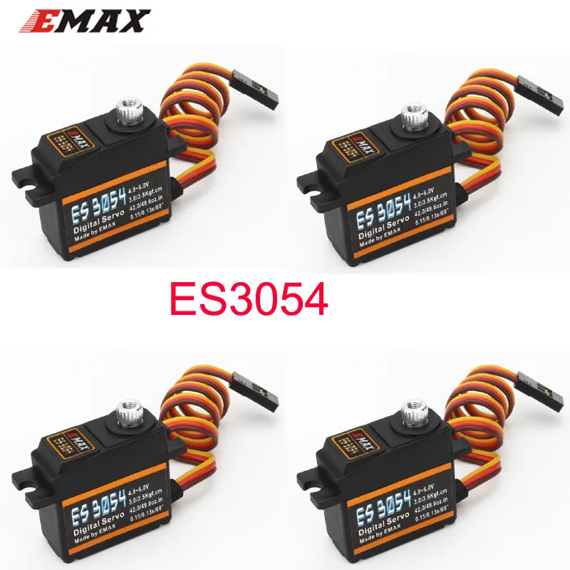 100% Оригинальный Emax ES3054 17g 3 5 кг 0.13sec 23T Металлическая Шестерня цифровой