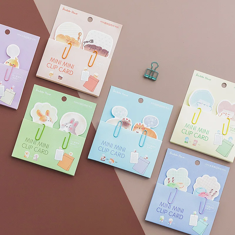 6 компл./лот удобный зажим для бумаги серии декоративные планировщик бумажный