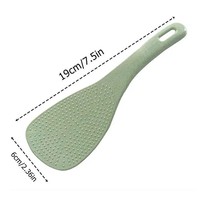 

Wheat Straw environmental protection household Rice Paddle Scoop Non-stick Rice Spoon Kitchen Table Serving Accessories