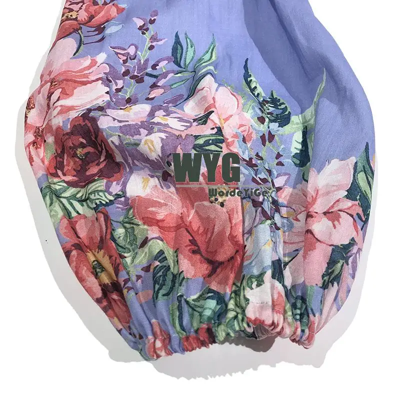 Комплект из синей льняной блузки и шорт высокого качества весна лето 2020 Новые