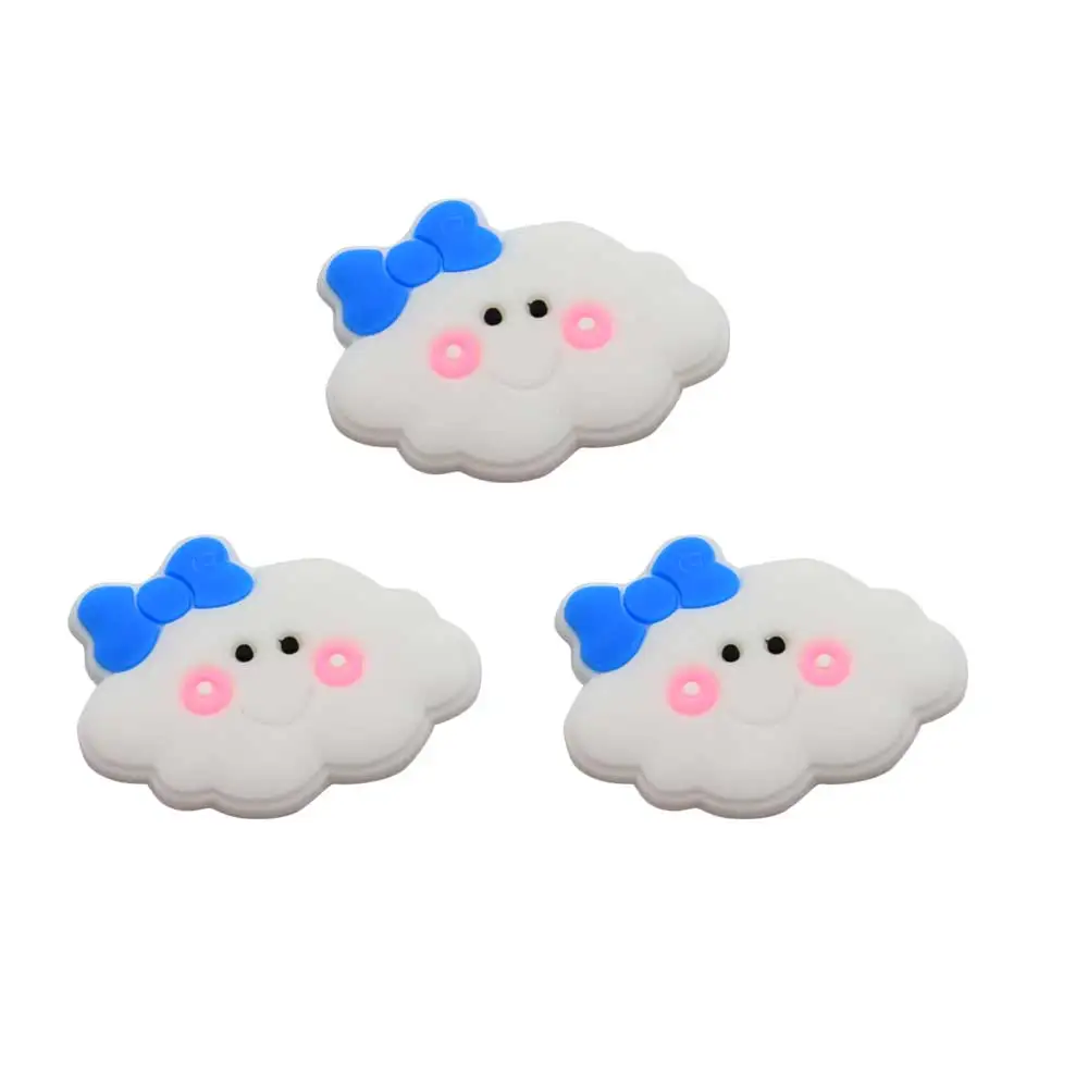 

Kawaii Soft Cloud Planar Flatback Jewelry Accessory 2.5mm Thickness Phone Case Decoration PVC Charms