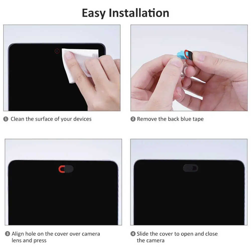 Универсальный чехол для веб камеры ABS пластиковый корпус затвора камера защитный