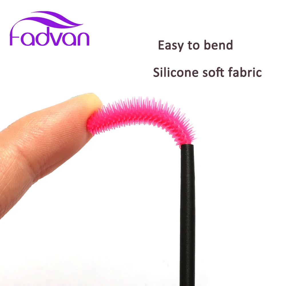 50 шт./упак. силиконовые одноразовые щеточки с тушью для ресниц палочка аппликатор