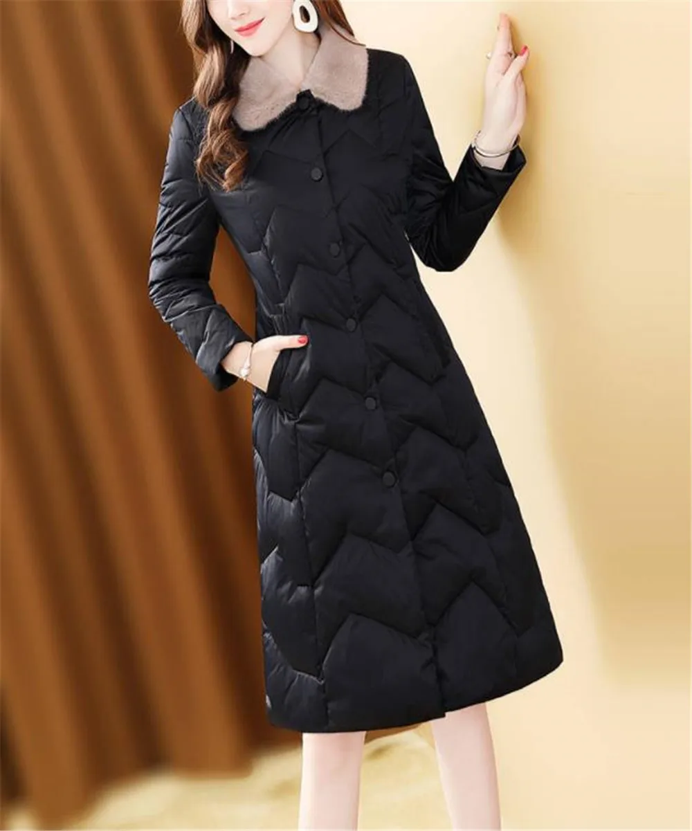 

Женский пуховик, модный простой светильник, теплая зимняя куртка, парка, длинное пальто, зимнее пальто, размера плюс, куртка, пальто, верхняя одежда, veste hiver