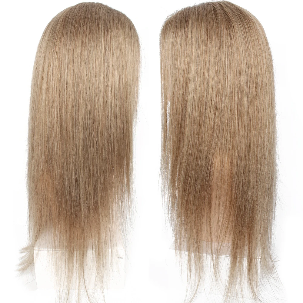 Mogul волосы 4x4 кружевной парик качество Remy человеческие #8 пепепельный блонд прямой