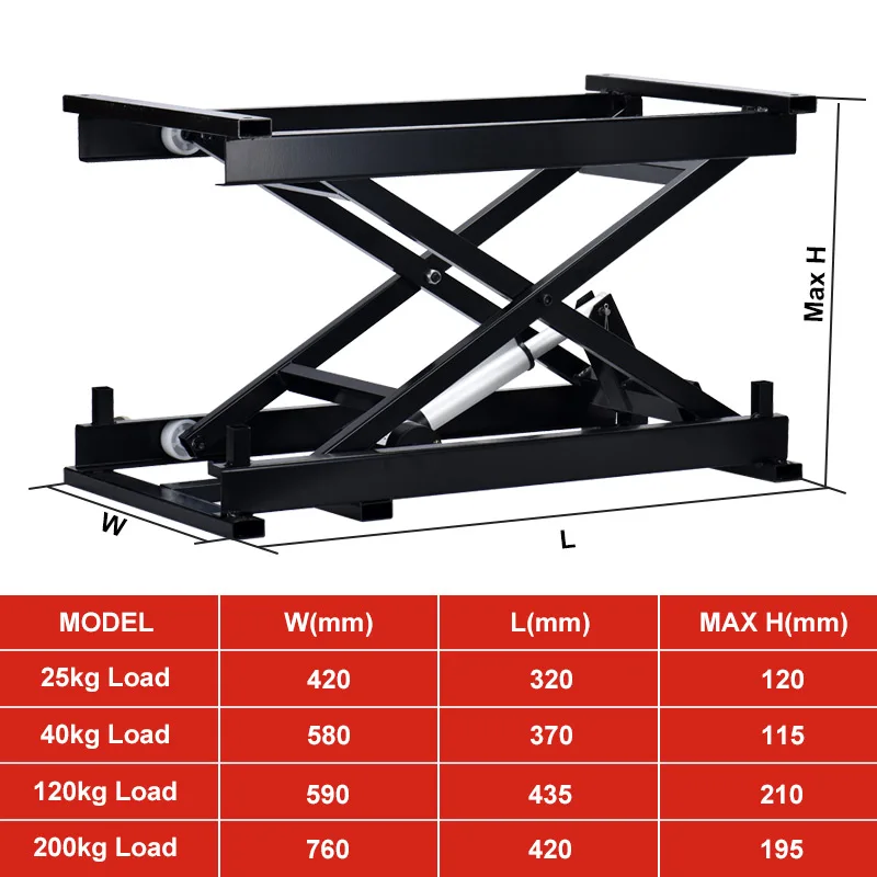 Электрический мотор ножничный подъемник платформа для мебели стол с