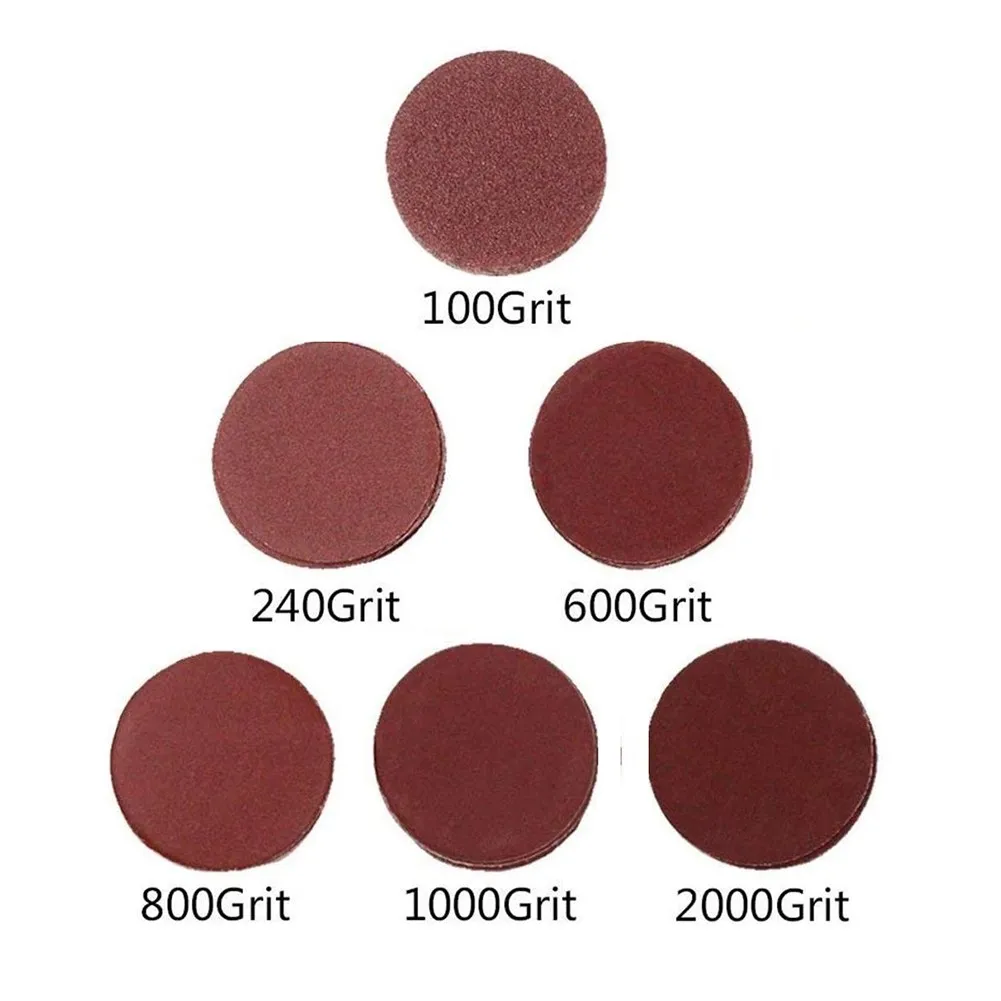 

100 240 600 800 1000 2000 Grit Sanding Discs Kit Aluminium Oxide For Rotary Tools Grinding Polishing