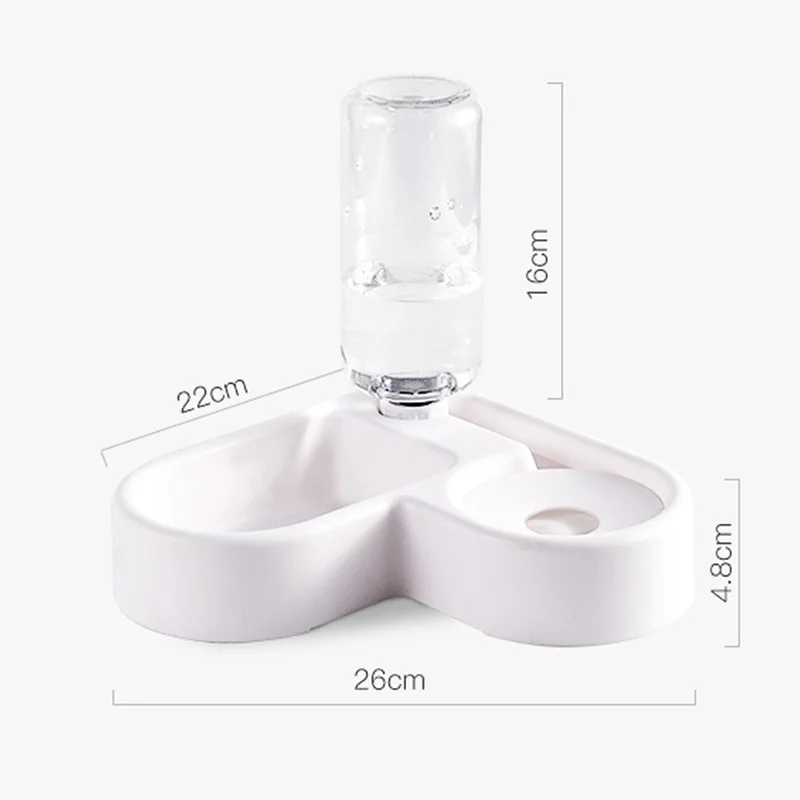 

Pet Dog Cat Bowl Fountain Automatic Water Food Feeder Dispenser Container For Dogs Cats Drinking Eating Pet Products Supplies