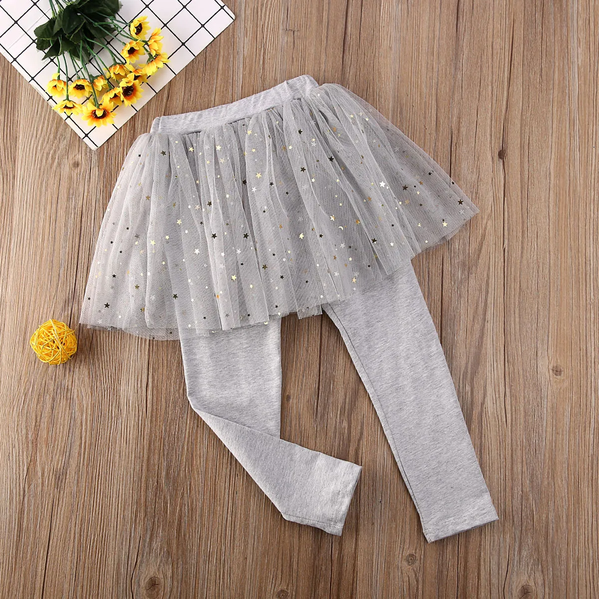 Одежда для малышей юбка-брюки маленьких девочек эластичные однотонные Блестящие