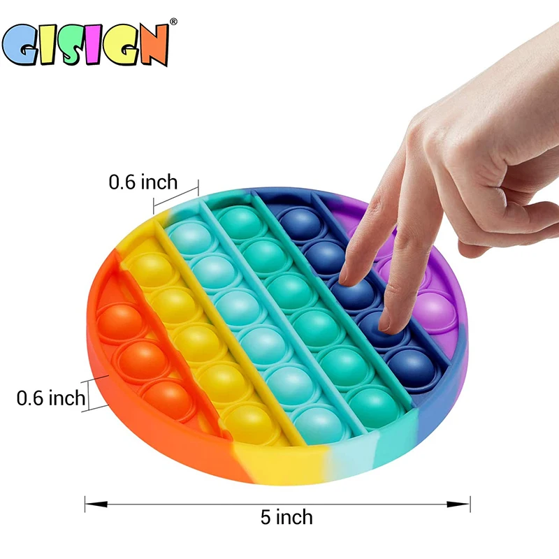 

Pop It Fidget Toy Push Bubble Autism Needs Squishy Antistress Reliever Sensory Toys Adult Child Funny Anti Stress for Kids