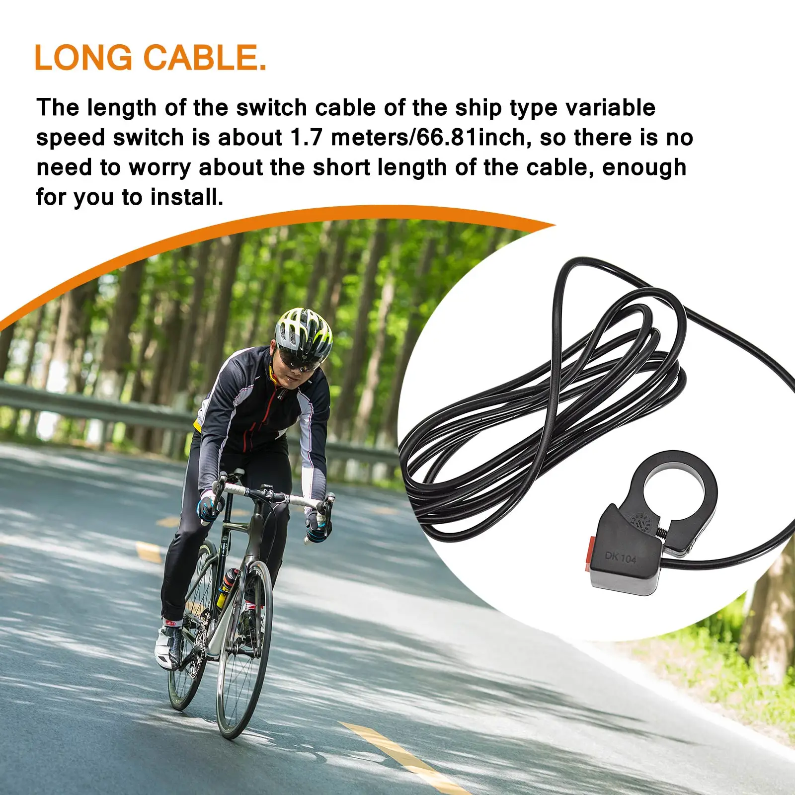 

Аксессуар для переключения передач электровелосипеда диаметром 22,5 мм/0,88 дюйма простая установка Высокая производительность с сильным эфф...