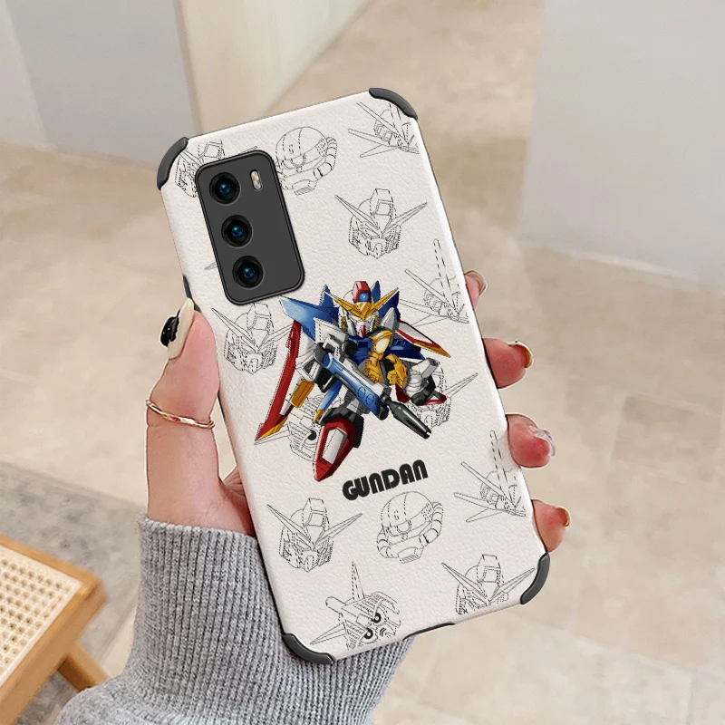 

Swordsman Gundam Phone Case For Huawei P40 P40Pro P40Lite Pro Lite Liquid Silicone Cover