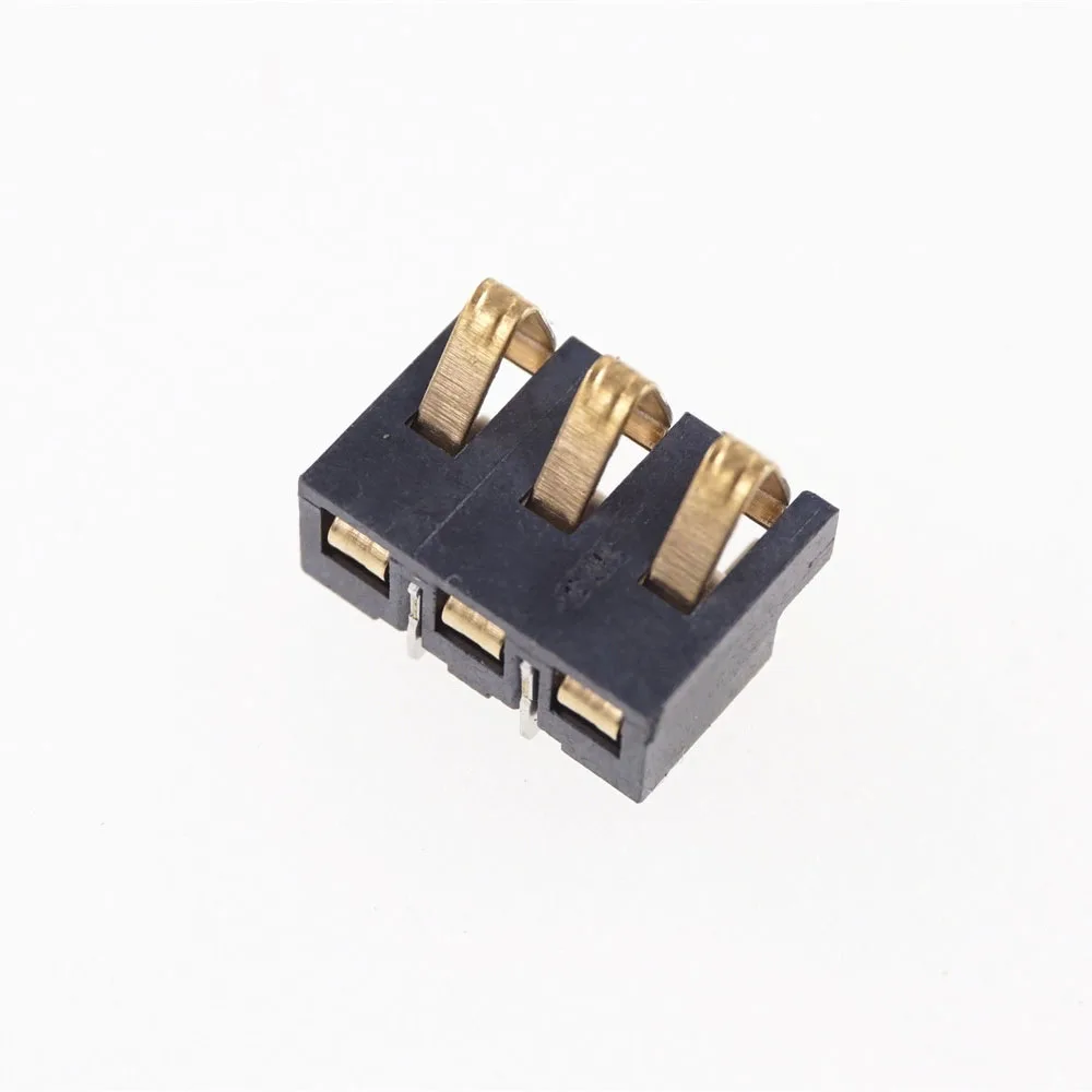 5 шт. 2 мм шаг 3 Pin пружина компрессионный контакт Мужская поверхность крепление