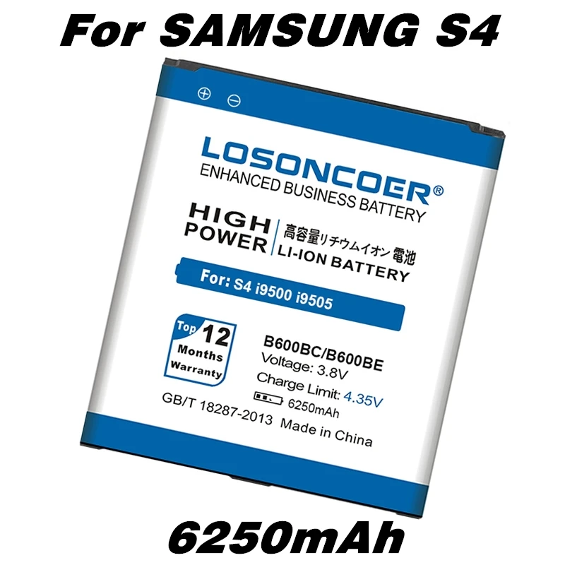 Топ 6250 мА/ч, B600BC B600BE B600BU для samsung S4 Батарея i9502 i9508 i9506 i9505 i959 i9500 Батарея Grand 2 G7100 S4 Активный i9295